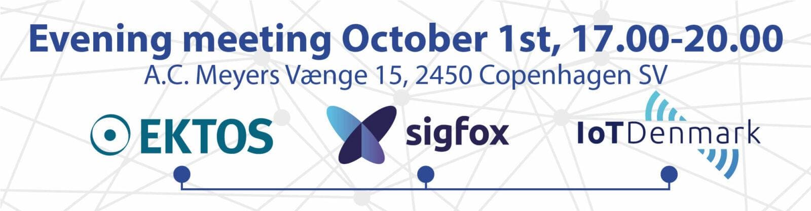 Evening meeting with Sigfox experts and snacks
