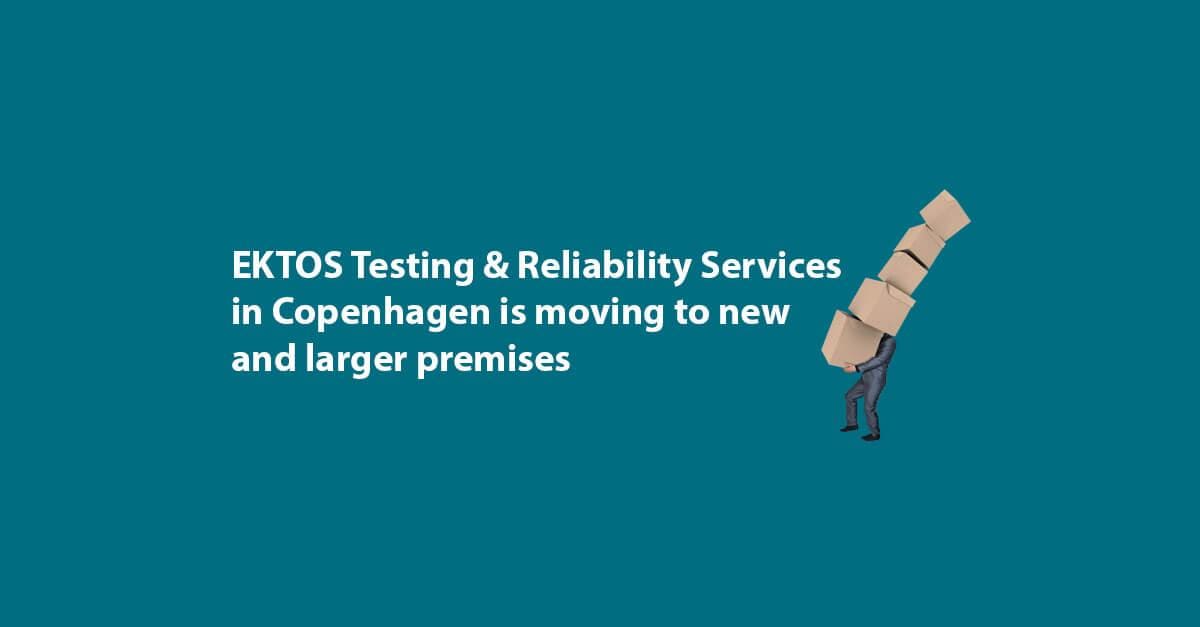 EKTOS TRS A/S IN COPENHAGEN MOVES TO A NEW AND LARGER PREMISES