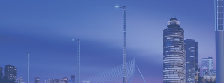 Intelligent solar cell light columns from Alfred Priess A/S