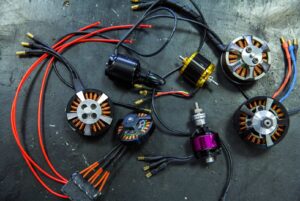 brushless dc motors on the floor