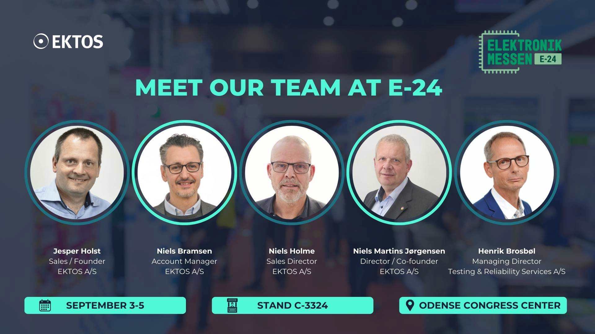 Meet EKTOS at E-24